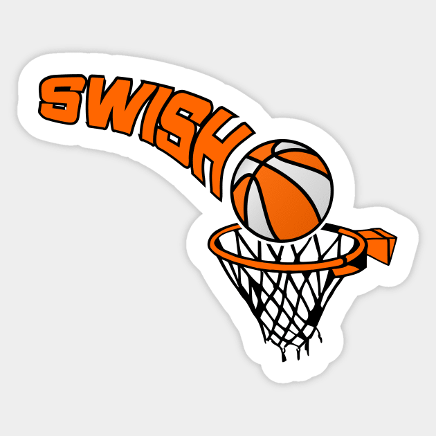 SWISH Sticker by BoxOBasketballs